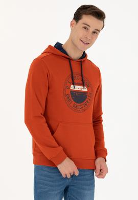 Erkek Kiremit Sweatshirt - 50277896021
