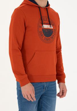 Erkek Kiremit Sweatshirt - 50277896021