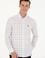 Erkek Ekoseli Beyaz Gömlek