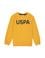 Erkek Bebek Hardal Basic Sweatshirt