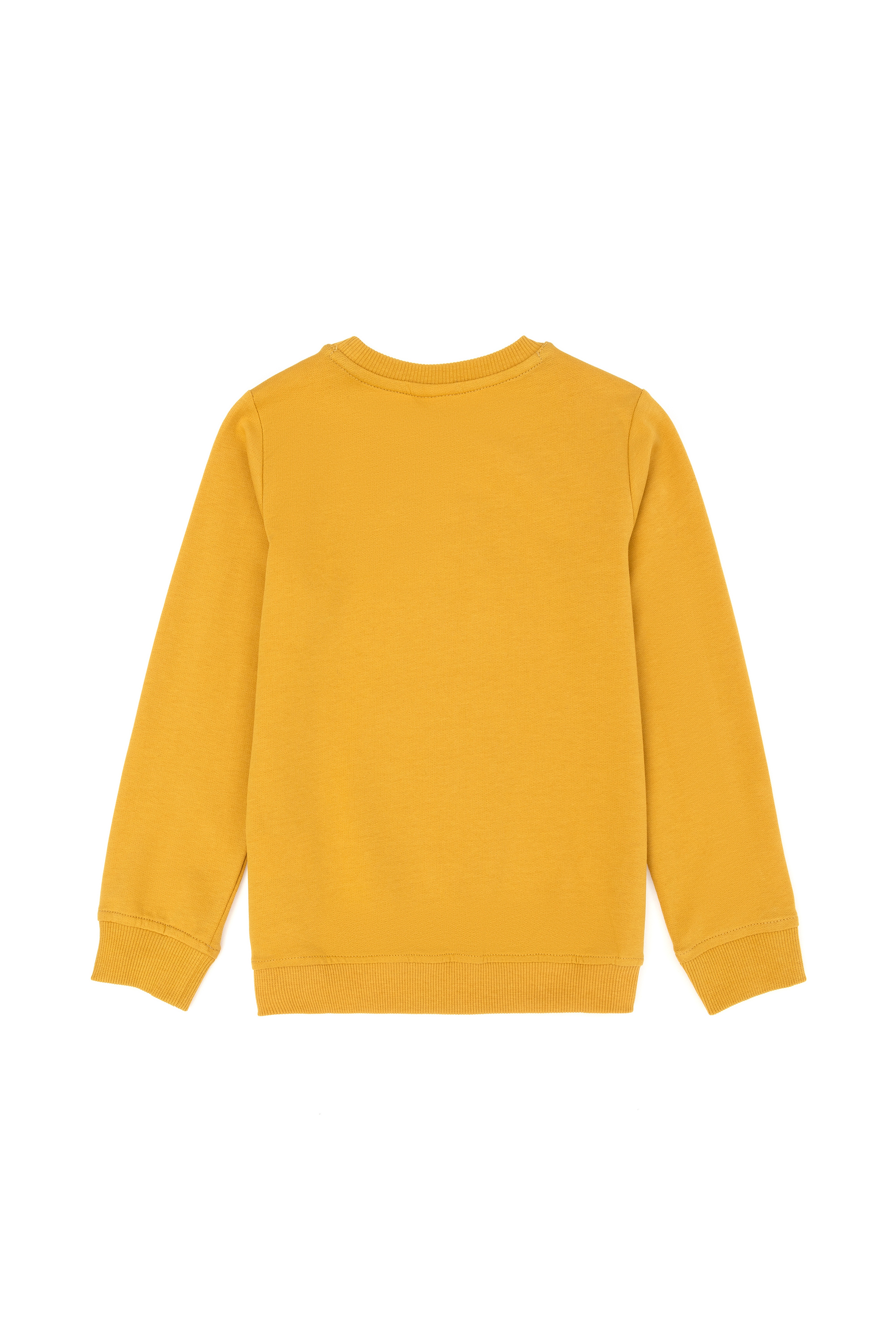 Erkek Bebek Hardal Basic Sweatshirt - Image 2