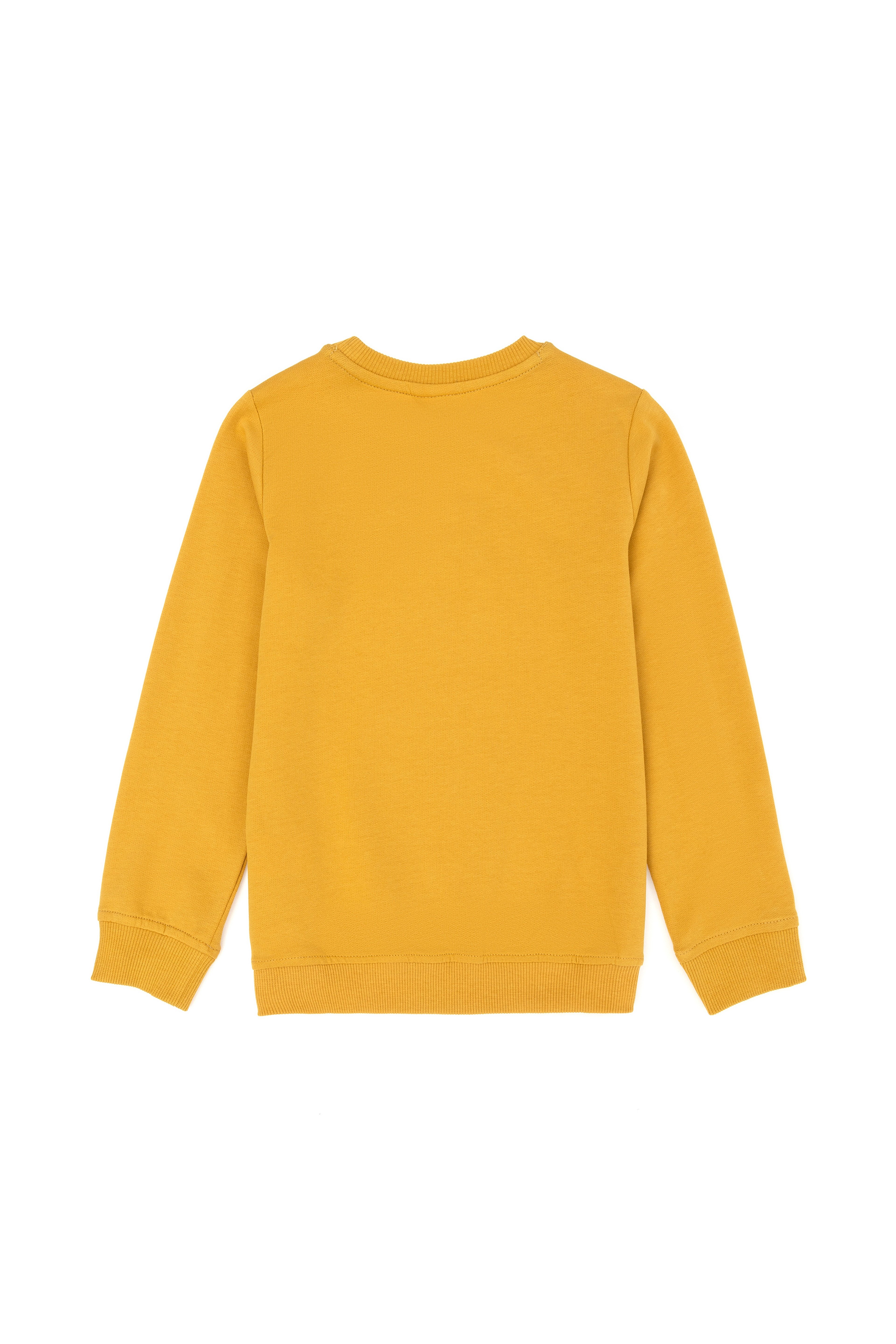 Erkek Bebek Hardal Basic Sweatshirt