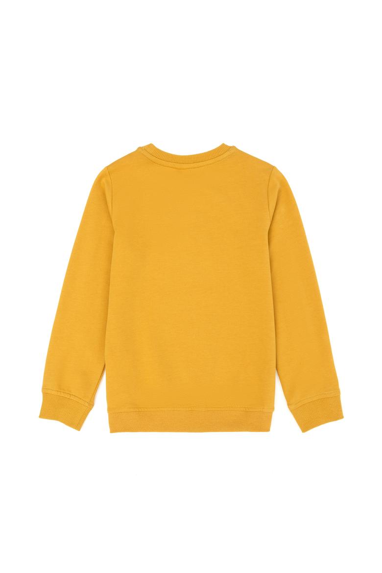 Erkek Bebek Hardal Basic Sweatshirt - 50276002072