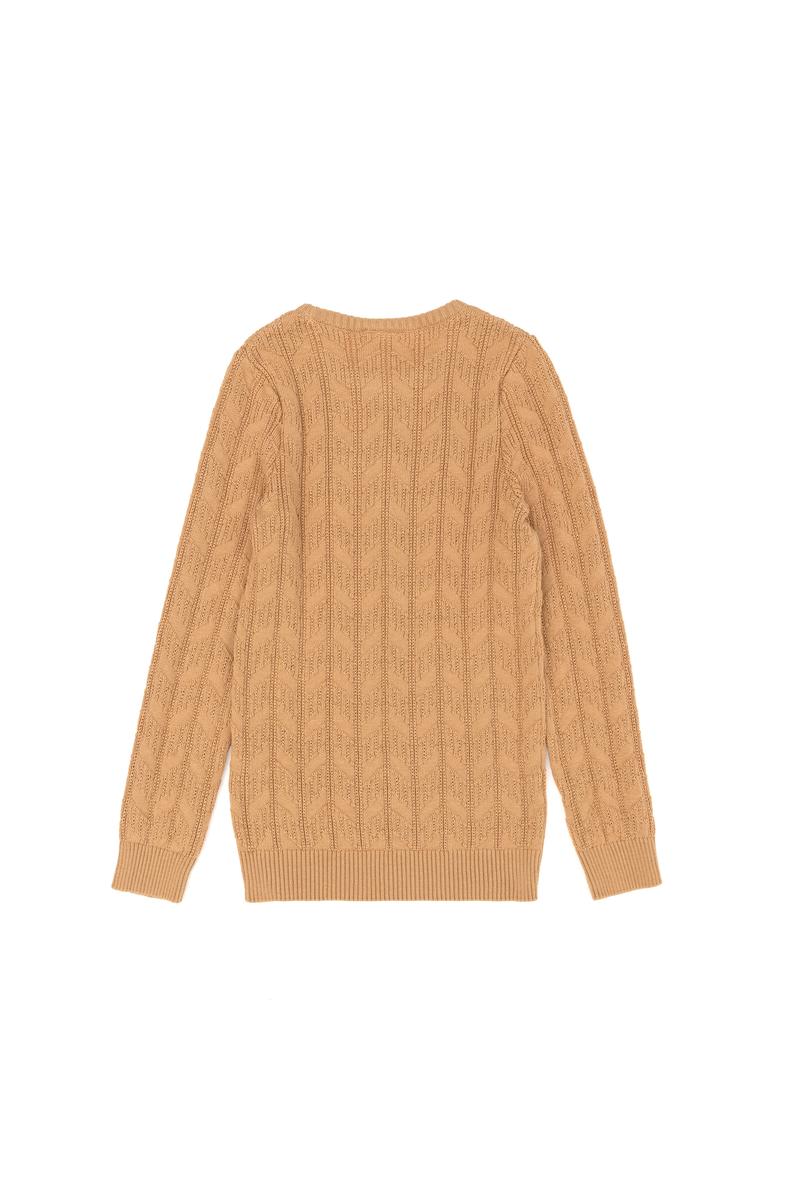 Erkek Çocuk Kum Basic Bisiklet Yaka Kazak