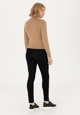 Kadın Siyah Toothpick Fit Pantolon - 50272078010