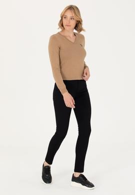 Kadın Siyah Toothpick Fit Pantolon - 50272078010