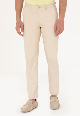 Erkek Bej Kanvas Pantolon - 50246122034