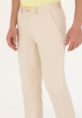 Erkek Bej Kanvas Pantolon - 50246122034