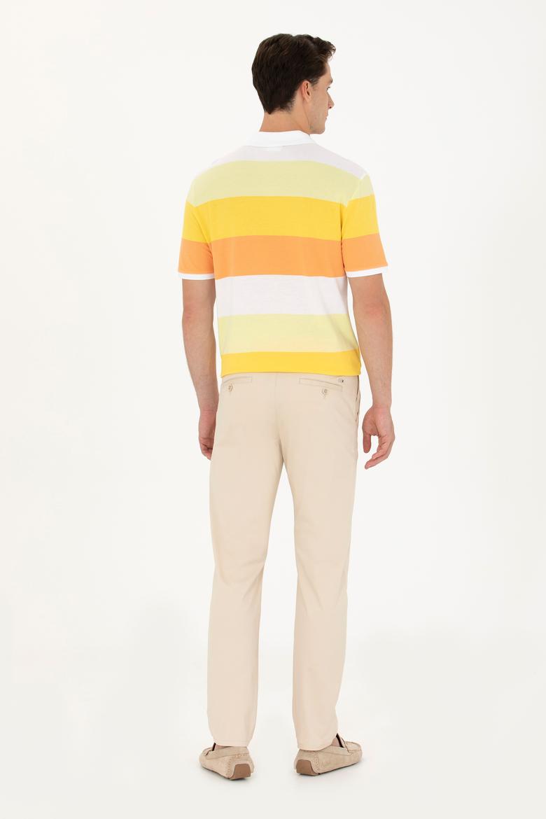 Erkek Bej Kanvas Pantolon - 50246122034