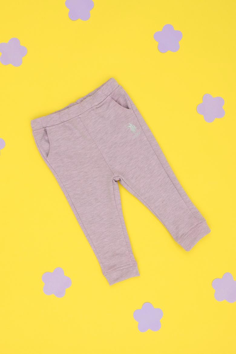 Kız Bebek Açık Manolya Eşofman Altı