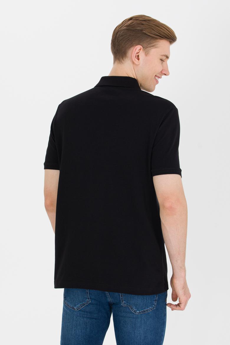 Erkek Siyah Polo Yaka Tişört - 50265068066