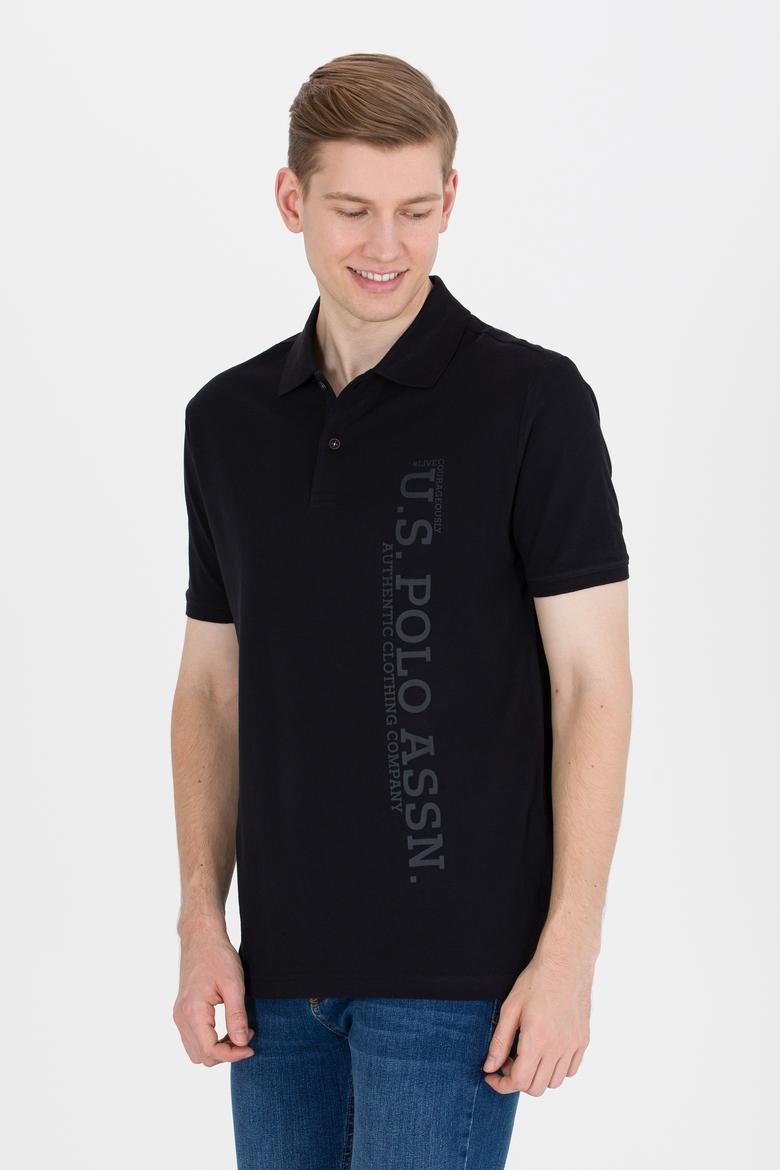 Erkek Siyah Polo Yaka Tişört - 50265068066