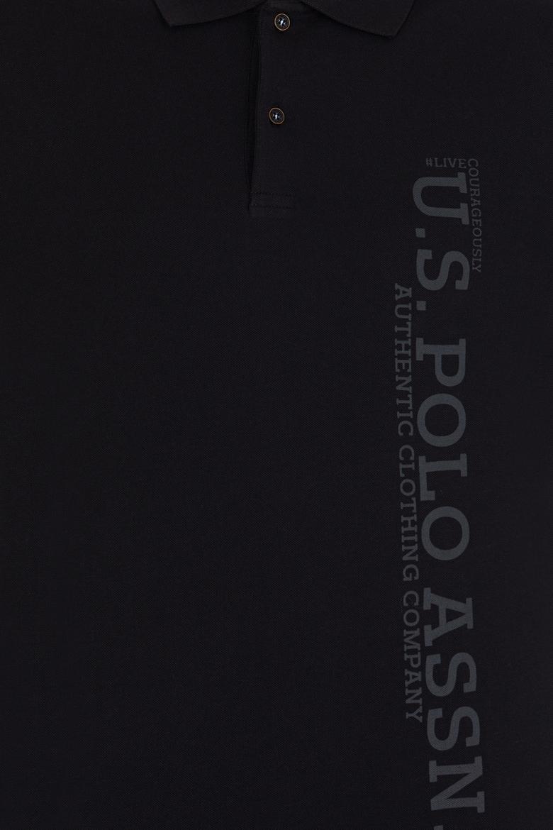 Erkek Siyah Polo Yaka Tişört - 50265068066