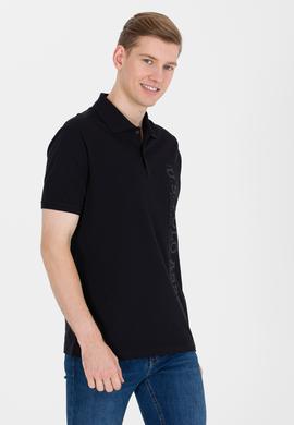 Erkek Siyah Polo Yaka Tişört - 50265068066