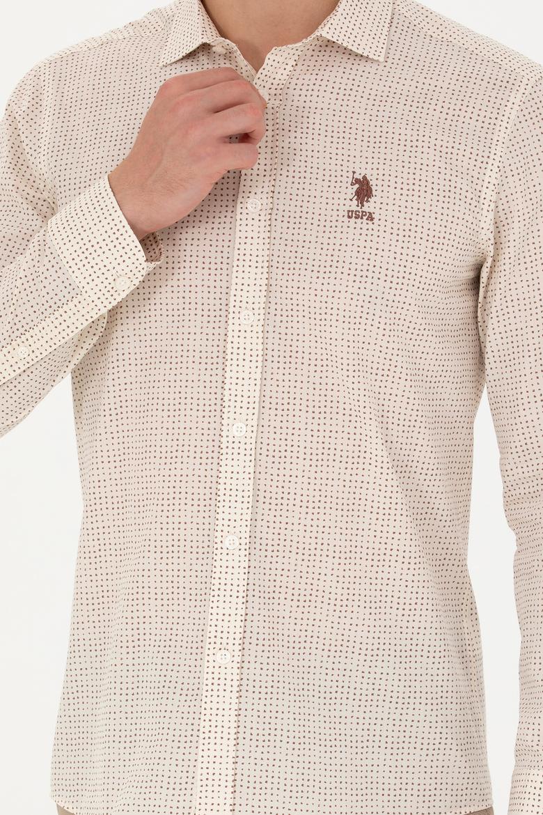 Erkek Taş Uzun Kollu Gömlek - 50272369007