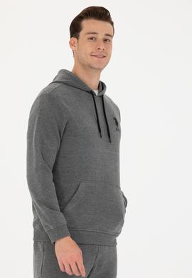 Erkek Antrasit Melanj Basic Sweatshirt - 50269426001