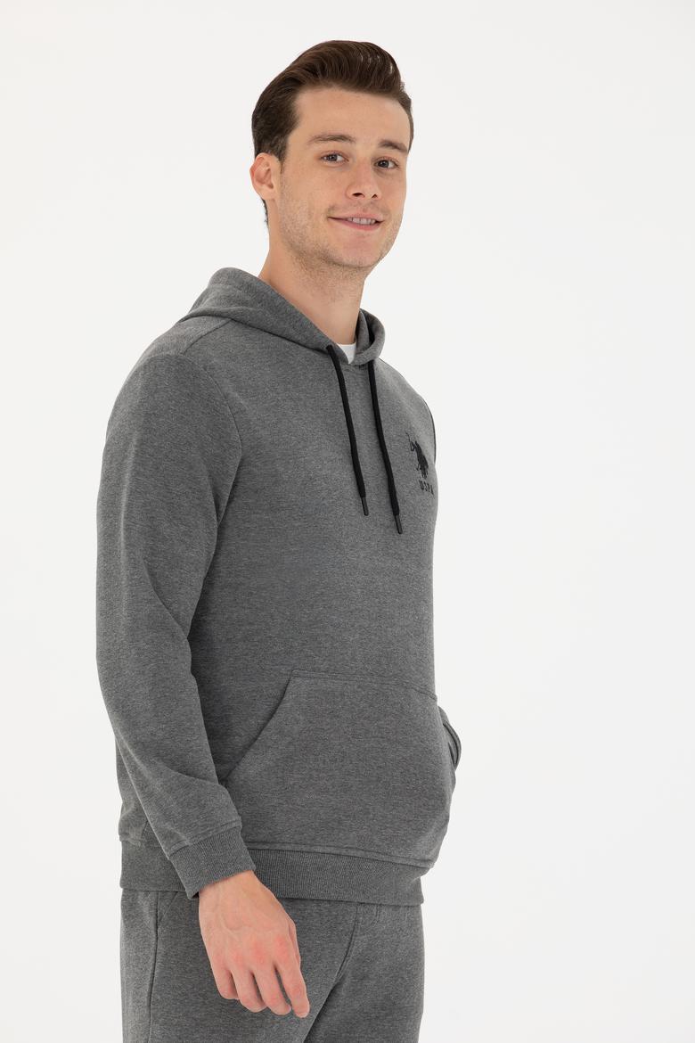 Erkek Antrasit Melanj Basic Sweatshirt - 50269426001