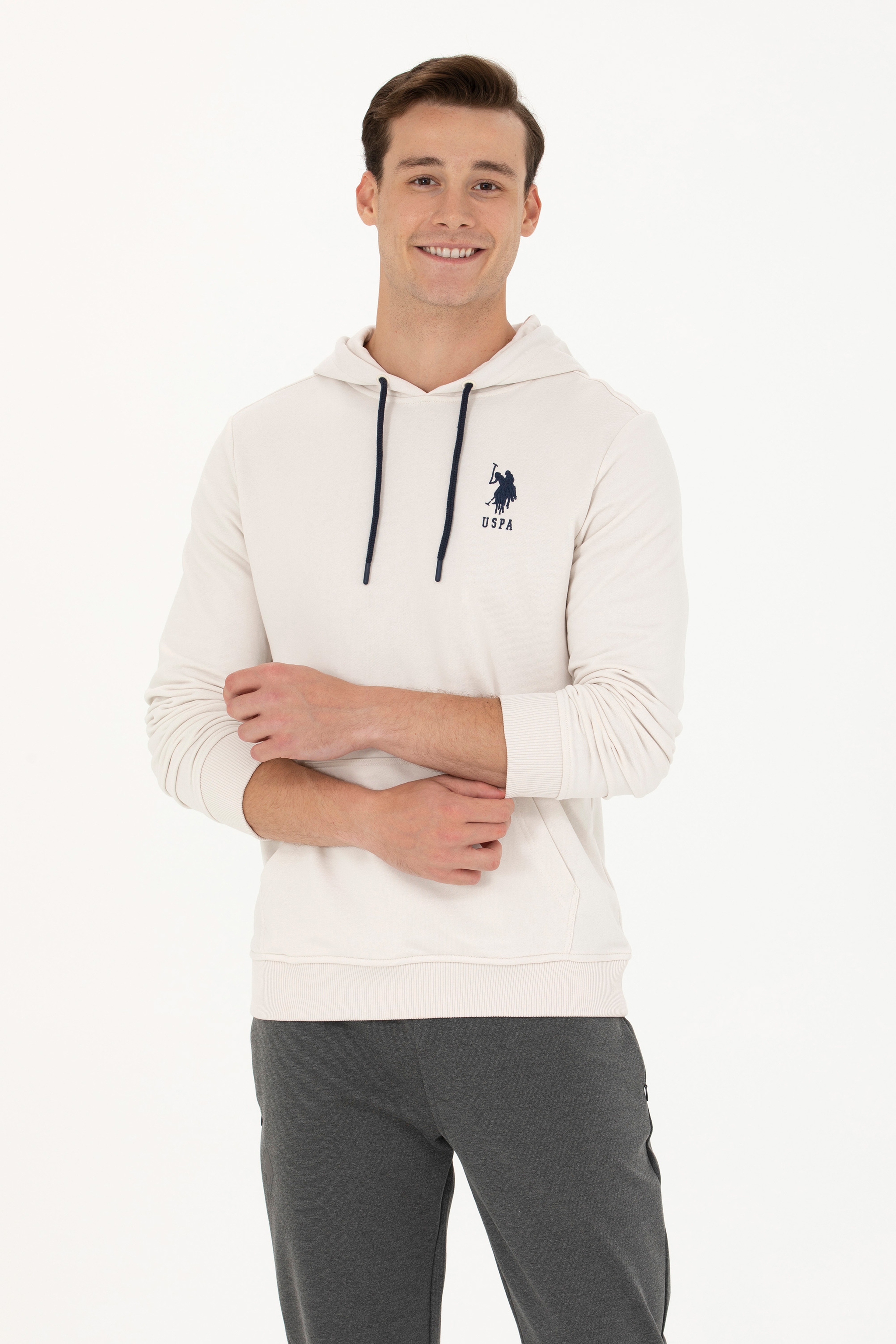 Erkek Taş Basic Sweatshirt - Image 1