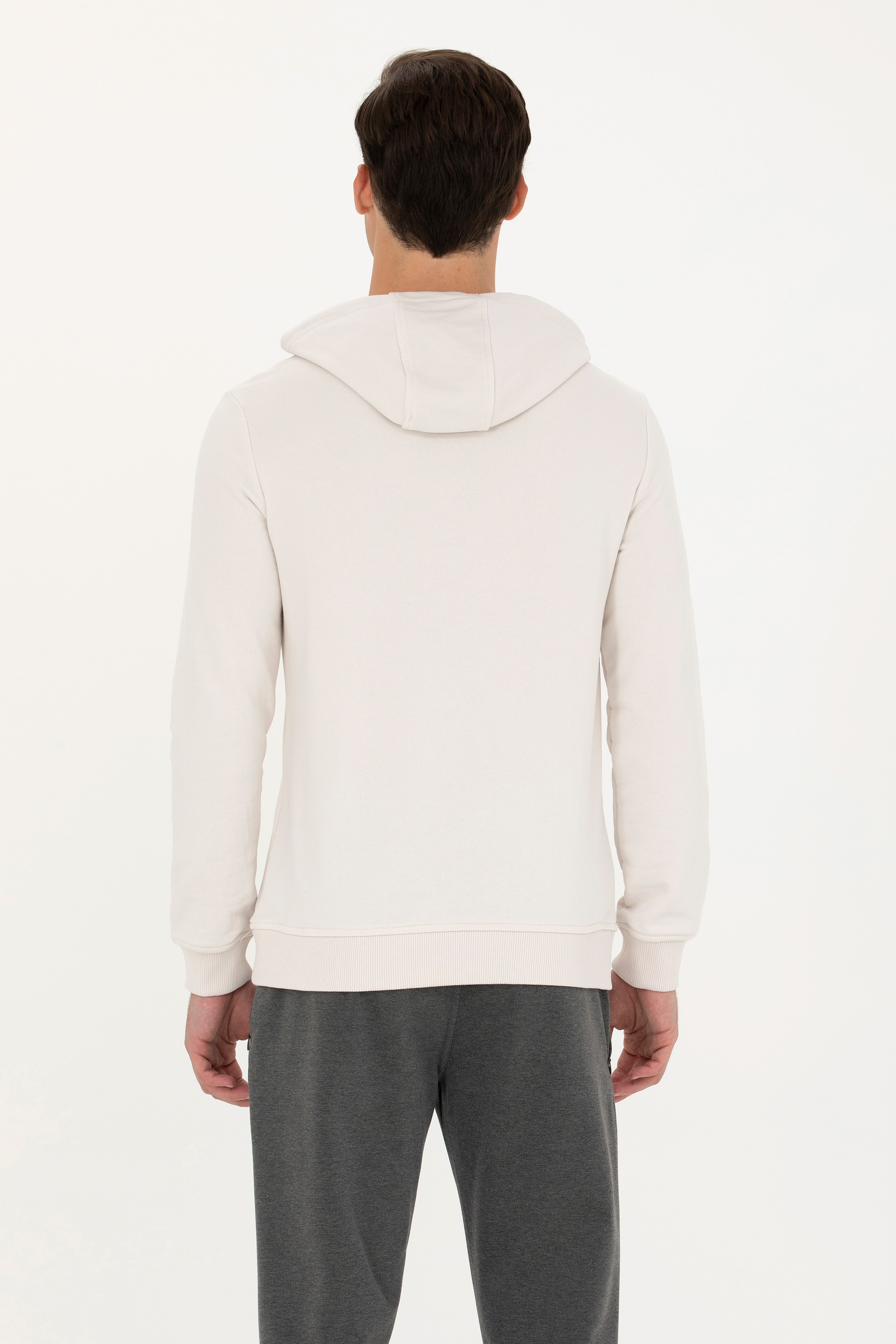Erkek Taş Basic Sweatshirt