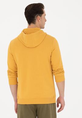 Erkek Hardal Basic Sweatshirt - 50269426163