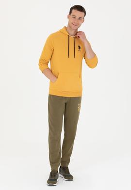 Erkek Hardal Basic Sweatshirt - 50269426163