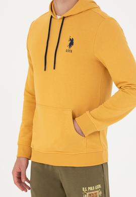 Erkek Hardal Basic Sweatshirt - 50269426163