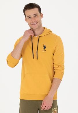 Erkek Hardal Basic Sweatshirt - 50269426163