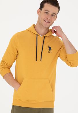 Erkek Hardal Basic Sweatshirt - 50269426163
