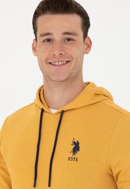 Erkek Hardal Basic Sweatshirt - 50269426163