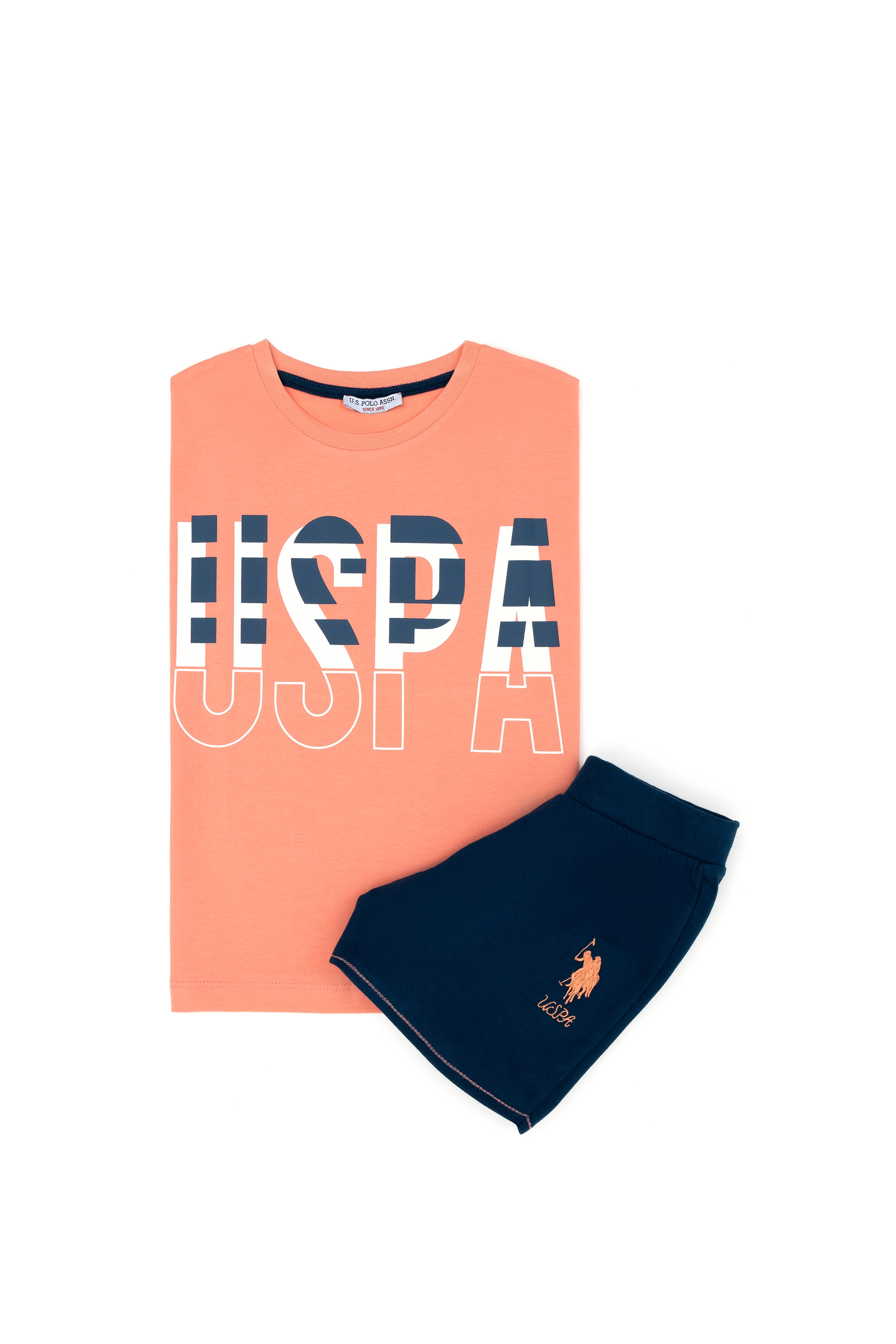 Kız Çocuk Somon Pijama Takımı