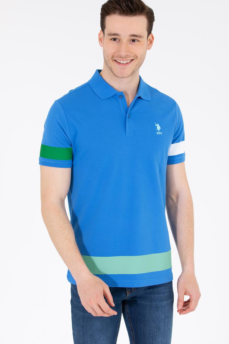 Erkek Saks Polo Yaka Tişört - 50264983019