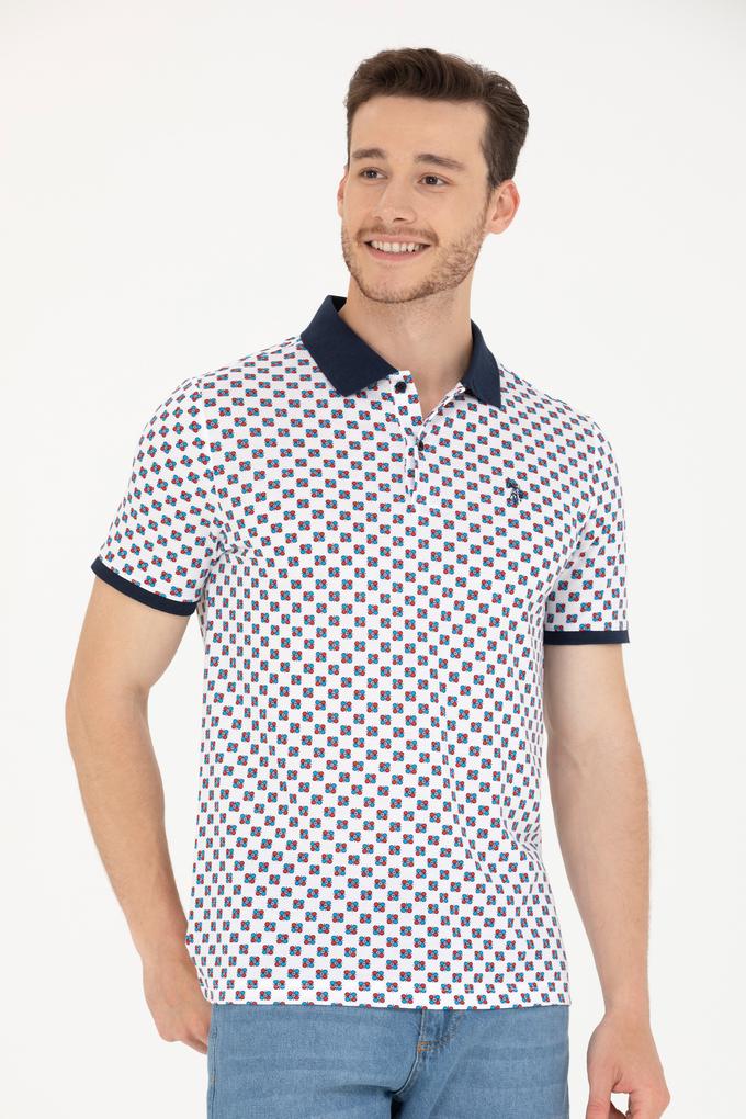 Erkek Beyaz Polo Yaka Tişört