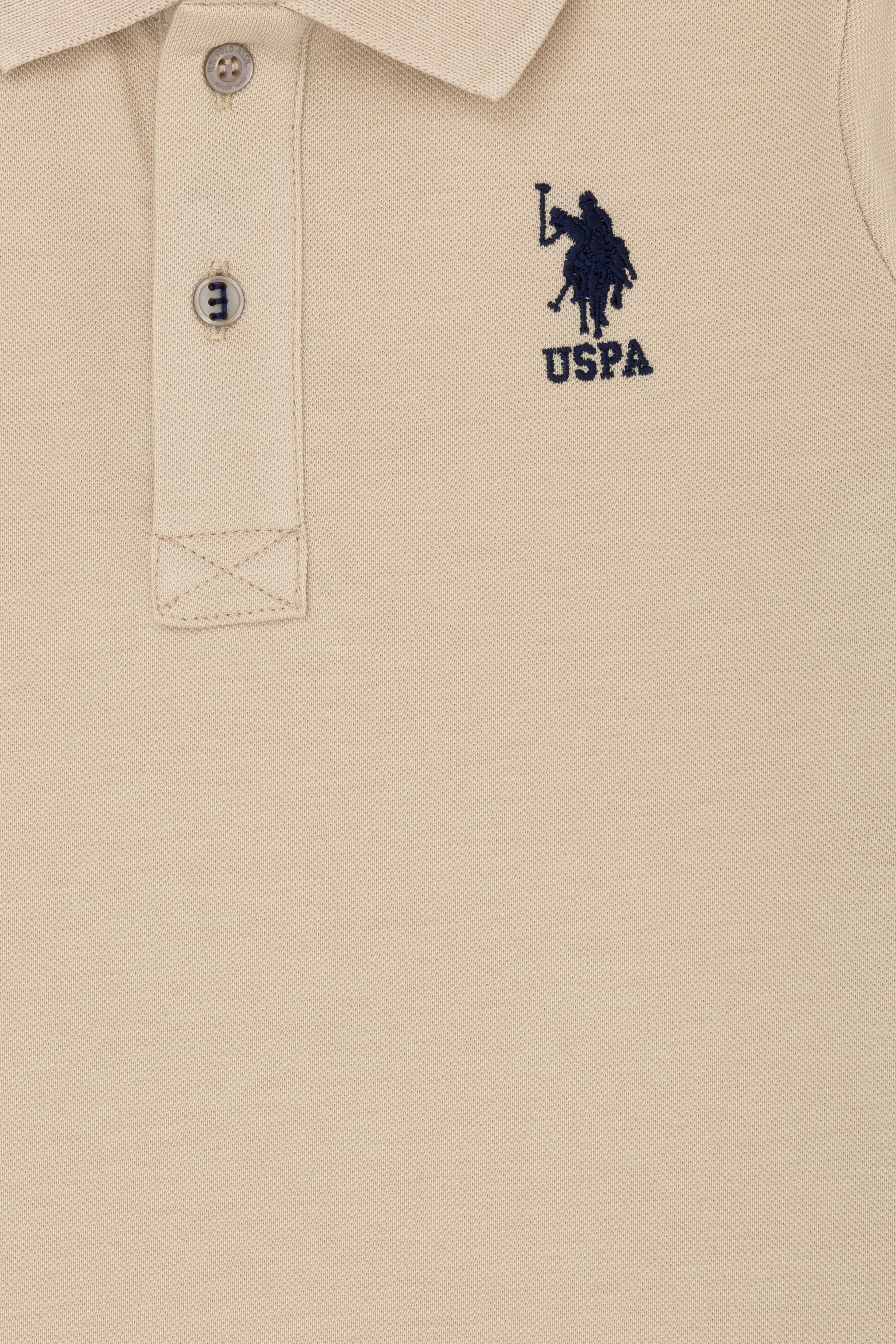 Erkek Çocuk Taş Basic Polo Yaka Tişört - Image 3