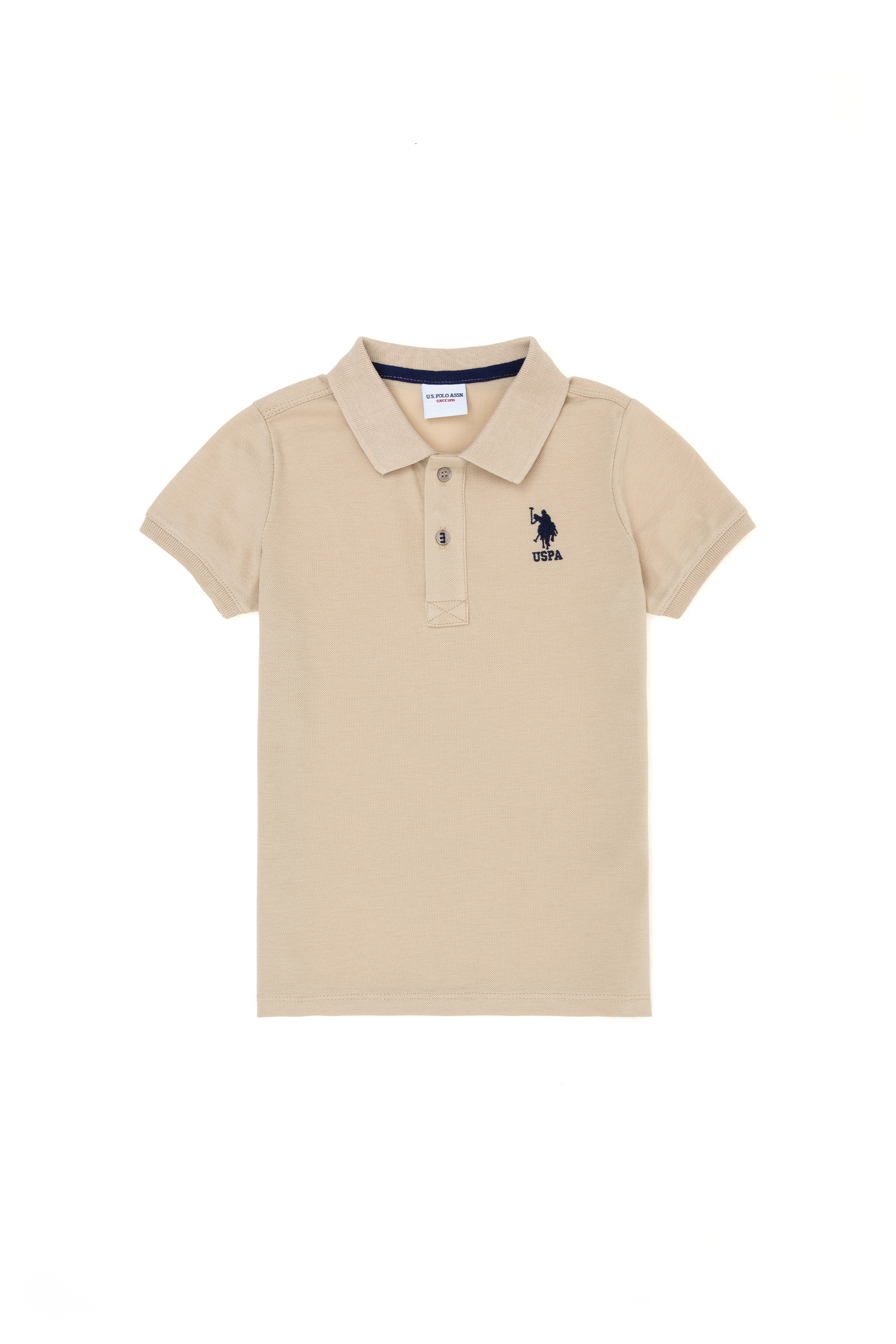 Erkek Çocuk Taş Basic Polo Yaka Tişört - Image 1
