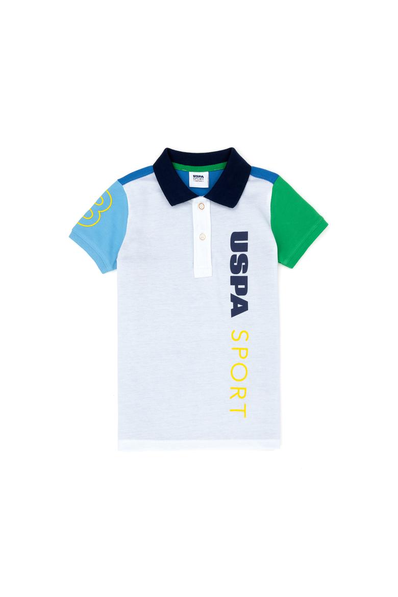 Erkek Çocuk Beyaz Polo Yaka Tişört - 50263462016