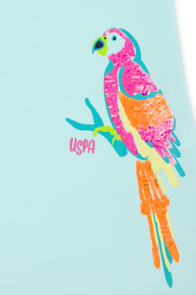 Kız Çocuk Su Yeşili Örme Elbise - 50263463034