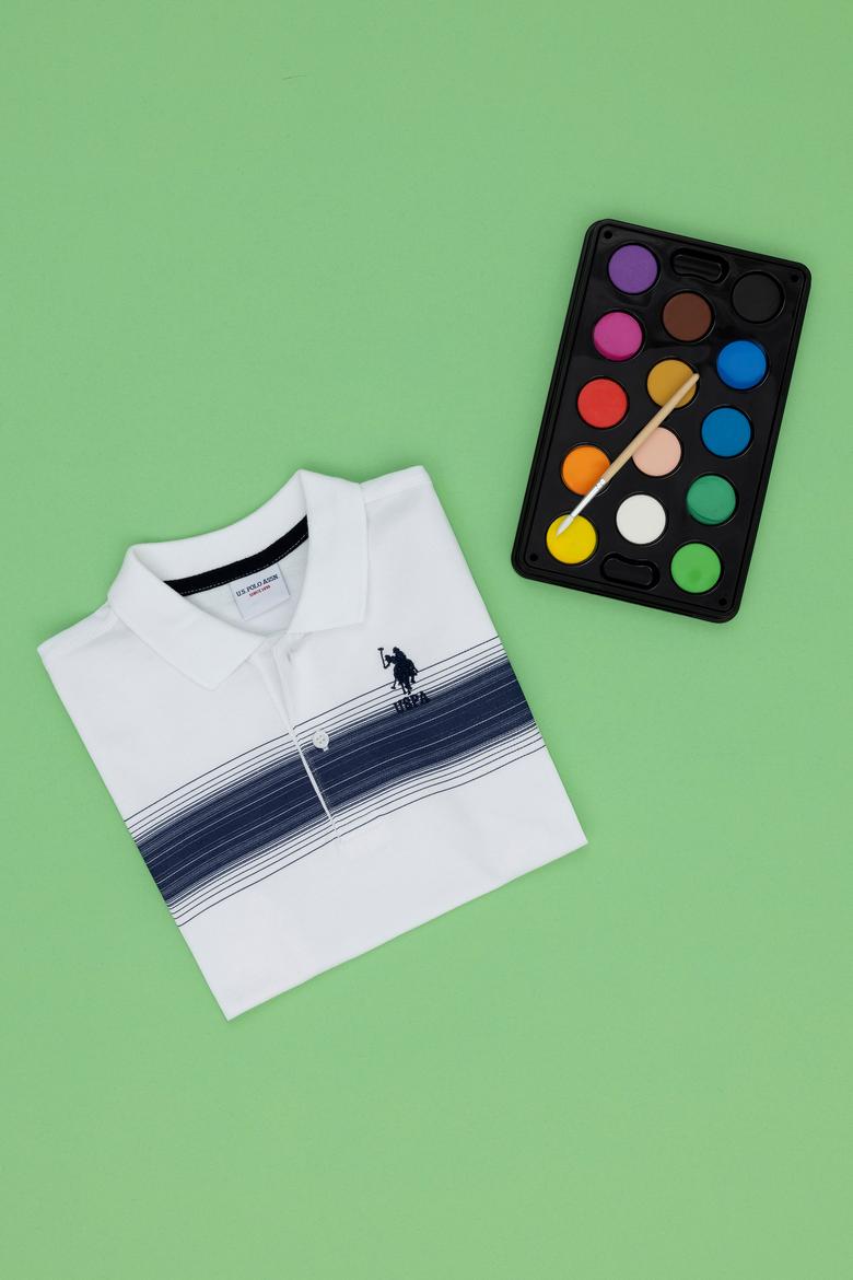 Erkek Çocuk Lacivert Polo Yaka Tişört