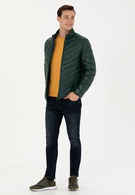 Erkek Yeşil Mont - 50269096029