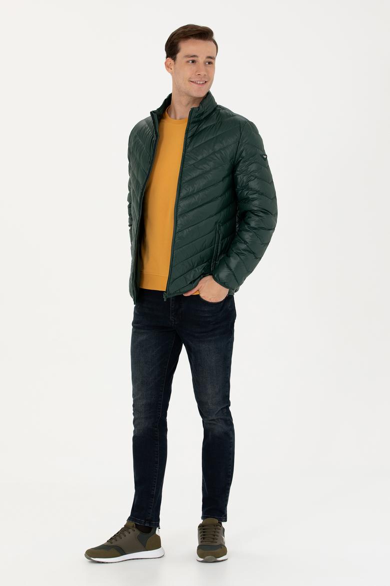 Erkek Yeşil Mont - 50269096029