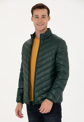 Erkek Yeşil Mont - 50269096029