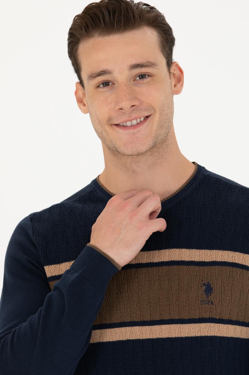 Erkek Lacivert Kazak