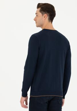 Erkek Lacivert Kazak - 50256660006