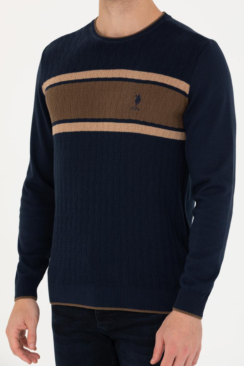 Erkek Lacivert Kazak - 50256660006