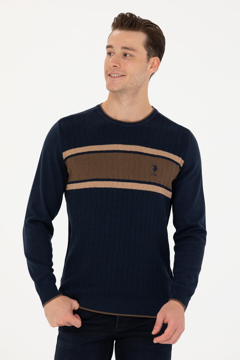 Erkek Lacivert Kazak