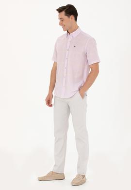 Erkek Açık Gri Kanvas / Chino Pantolon - 50266054059