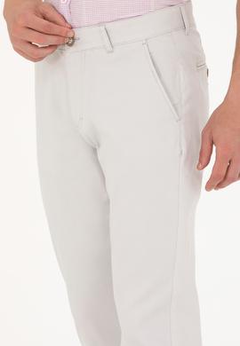 Erkek Açık Gri Kanvas / Chino Pantolon - 50266054059