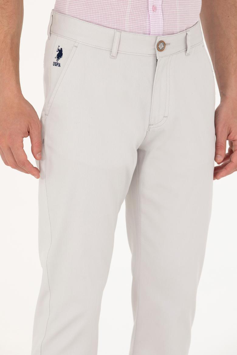 Erkek Açık Gri Kanvas / Chino Pantolon - 50266054059