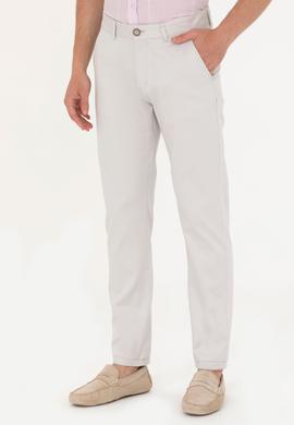 Erkek Açık Gri Kanvas / Chino Pantolon - 50266054059