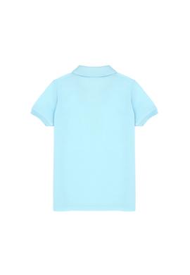 Erkek Çocuk Açık Mavi Basic Polo Yaka Tişört - 50262958166