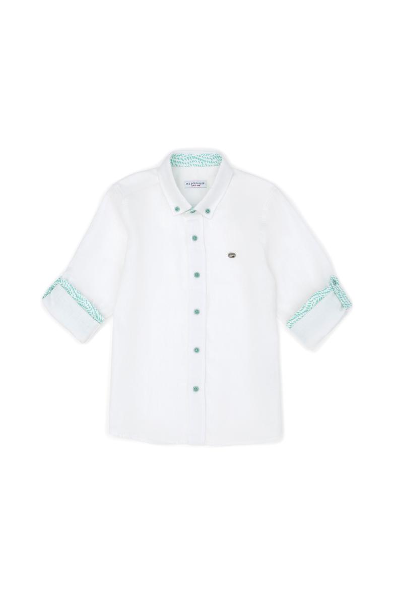 Erkek Çocuk Mint Uzun Kollu Gömlek - 50264304011